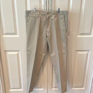 Gap Men's Straight Leg Slub Twill 100% Cotton Chino Tan 36 x 30